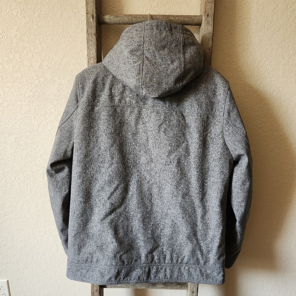 Tommy Hilfiger Boys Gre Fleece Waterproof Windbreaker Hooded Coat - Size Medium - Picture 2 of 9